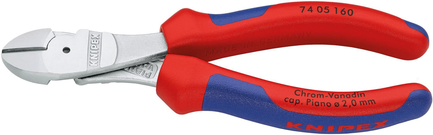 Corte del lado de la potencia de Knipex.160 mm Chr.PVC DIN 5749