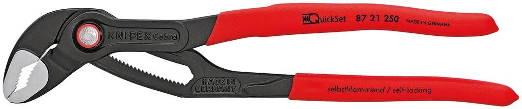 Knipex cobra quickset pipe wrench