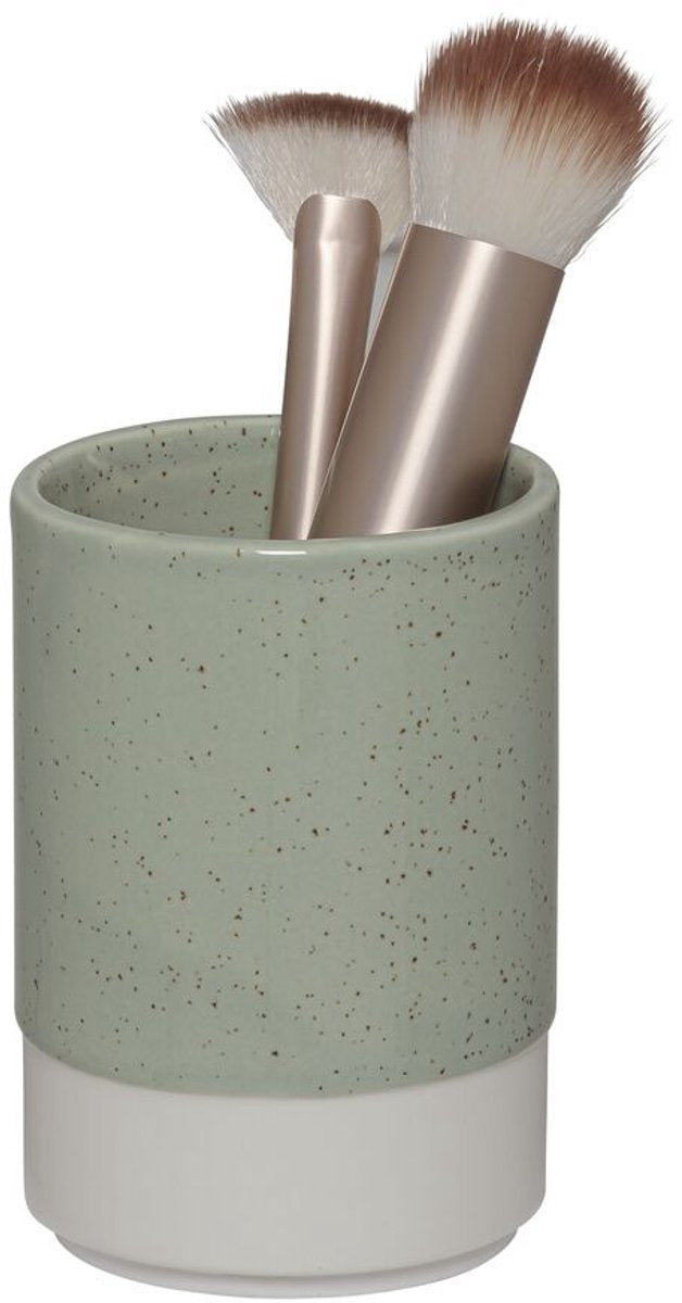 Sealskin - sablon - toothbrush cup - freestanding - sage green