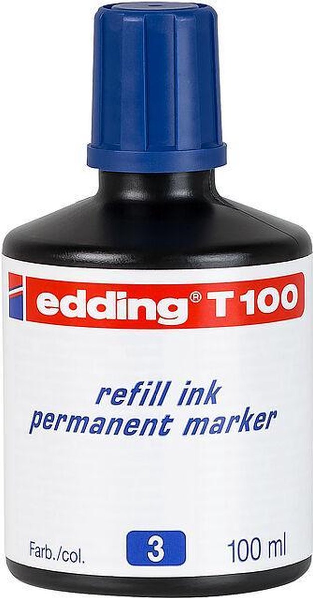 Edding t-100 cartucho de tinta 1 pieza(s) original azul