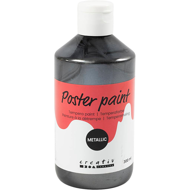 Tempera metallizzata Creative Company, nera, 300 ml 1 scatola