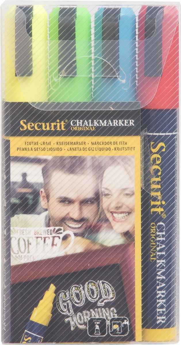 Pennarello a gesso Securit con asino 4x
