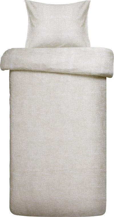Damai duvet cover ebba - organic cotton - 140x200 220 cm - beige + 1 pillowcase 60x70