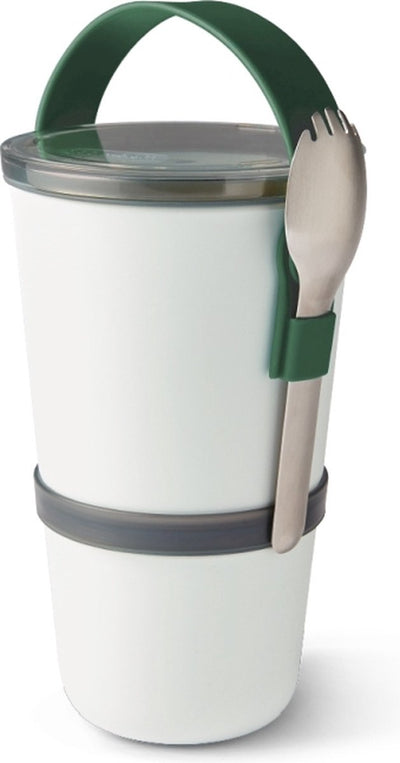 Blum nero nero+portapranzo Blum originale - portapranzo - 300 + 600ml - verde