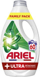 Detergente líquido Ariel + ultra quitamanchas - 60 lavados