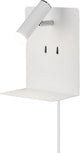 Trio element - lámpara de pared - blanco mate - incl. 1x SMD 3 W - regulable con interruptor - regulable en altura - no regulable
