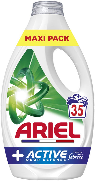 Ariel detergente líquido + protección activa contra olores - 35 lavados