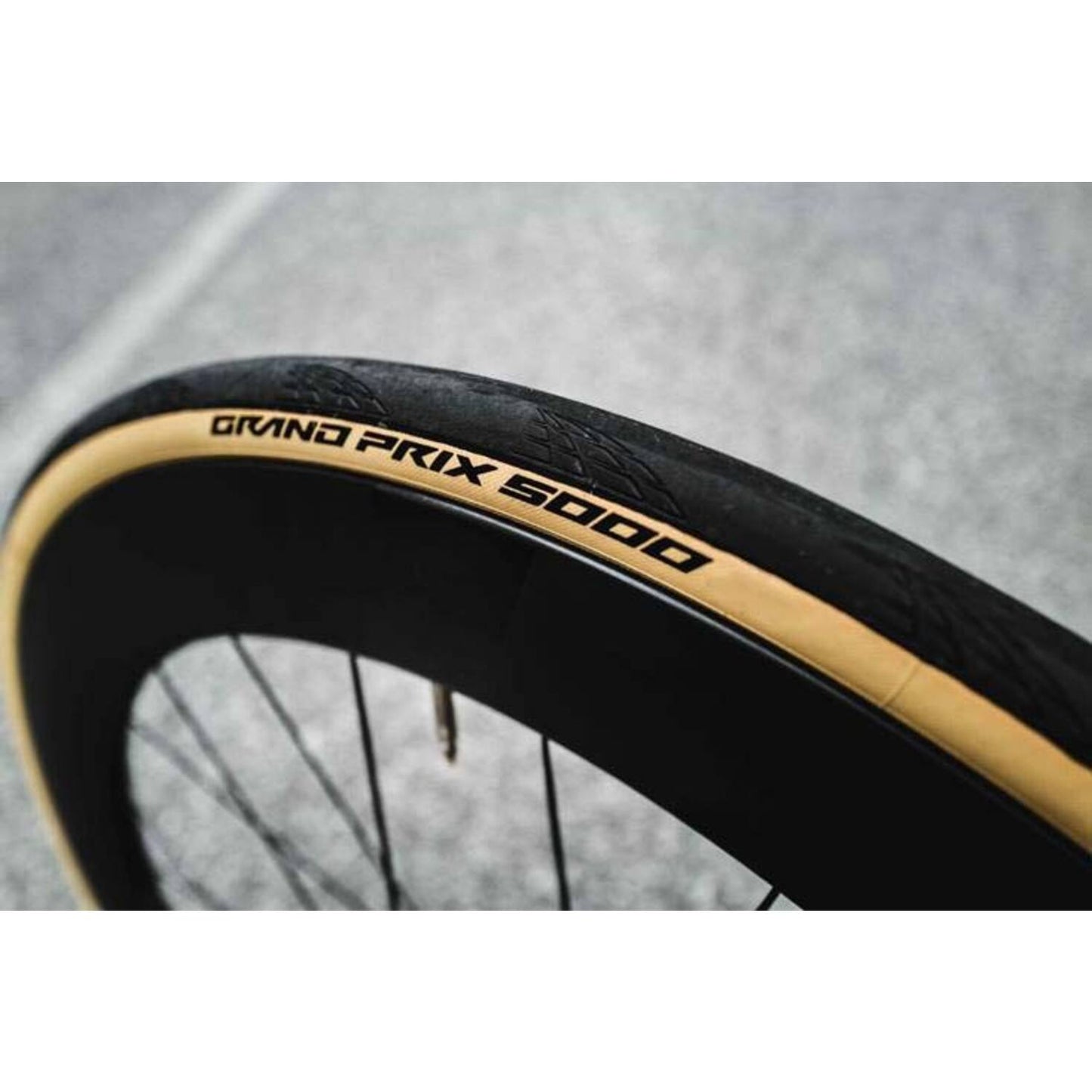 Continental GP5000 Racing Bike Band 700x25C Negro Crema