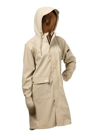 Mirage Trenchcoat regenmantel soft touch maat l wit