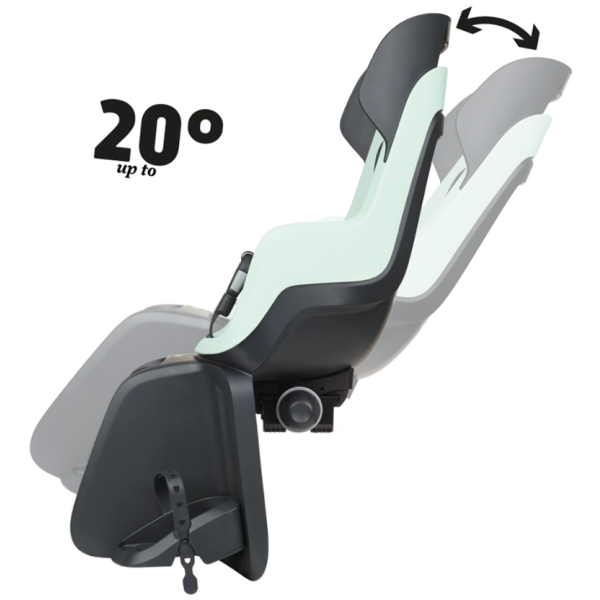 Seggiolino per bambini Bobike dietro GO Maxi Rs con conferma del telaio (FF) e Modalità Sleep Pepperint