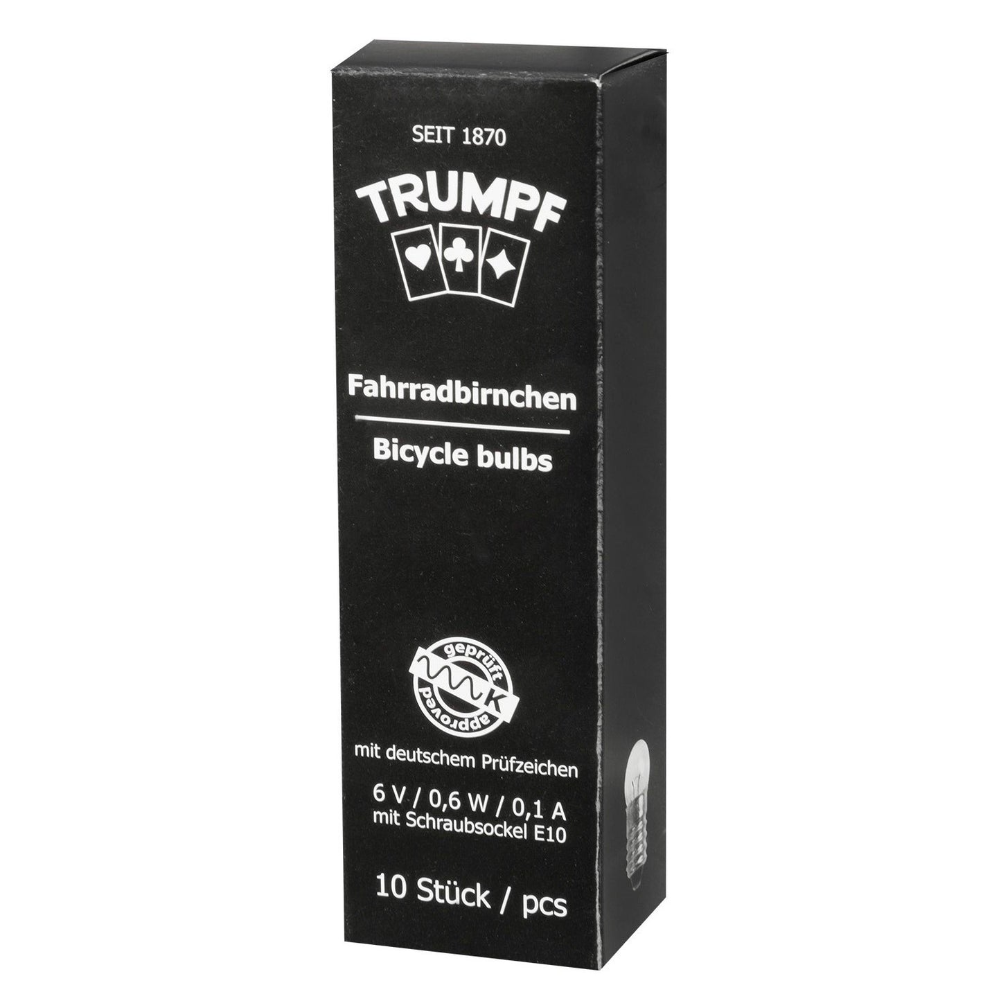 6 v 0,6 w 10 bulbs