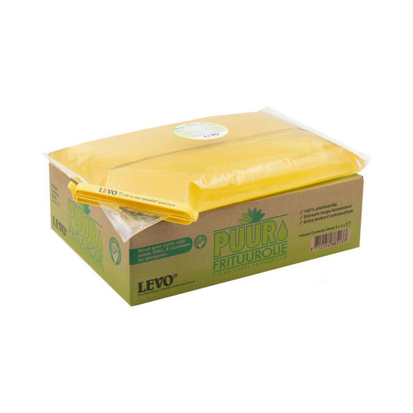 Pack aceite para freír puro Levo bolsa (2x 5 litros)