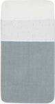 Jollein - sábana para cuna - 75x100cm - cuna - algodón - verde mar centelleante