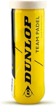 Dunlop - Team Padel - Palline da paddle - 3 tappi - Gialle