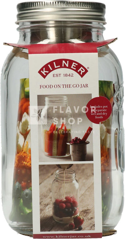 Kilner glazen voorraadbokaal food on the go 1l