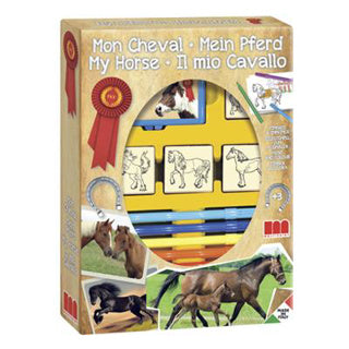 Stamp Box Horses 4 francobolli