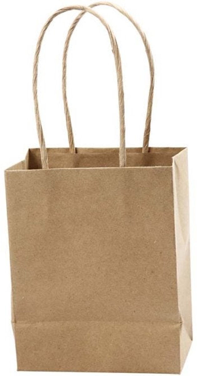 Buste di carta Creative Company, h: 17 cm, l: 12x7 cm, 125 gr, marrone, 10 pezzi 1 scatola