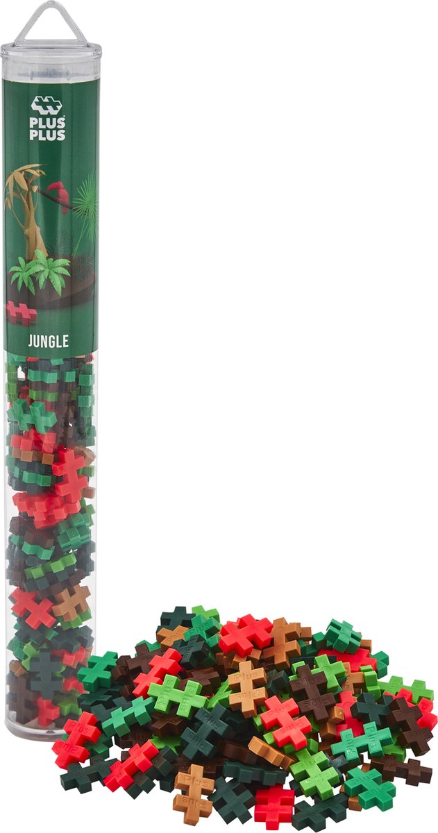 Plus plus tube Jungle plus-plus: 100 piezas (4266)