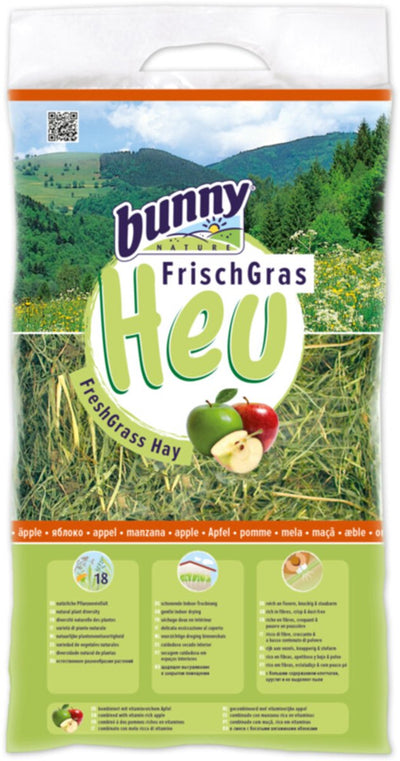 Bunny naturaleza alimento para roedores hierba fresca heno manzana 500 gr