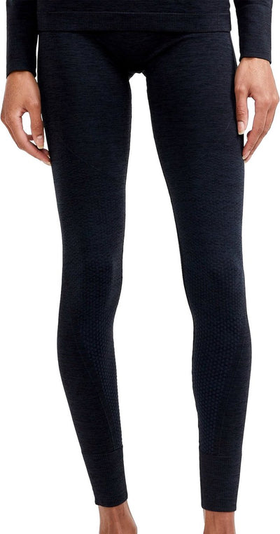Craft - core dry active - pantalones térmicos mujer - leggings térmicos cálidos mujer negro - xs