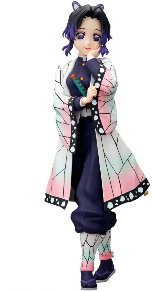 Bandai demon slayer: kimetsu no yaiba - glitter glamours figuur - shinobu kocho