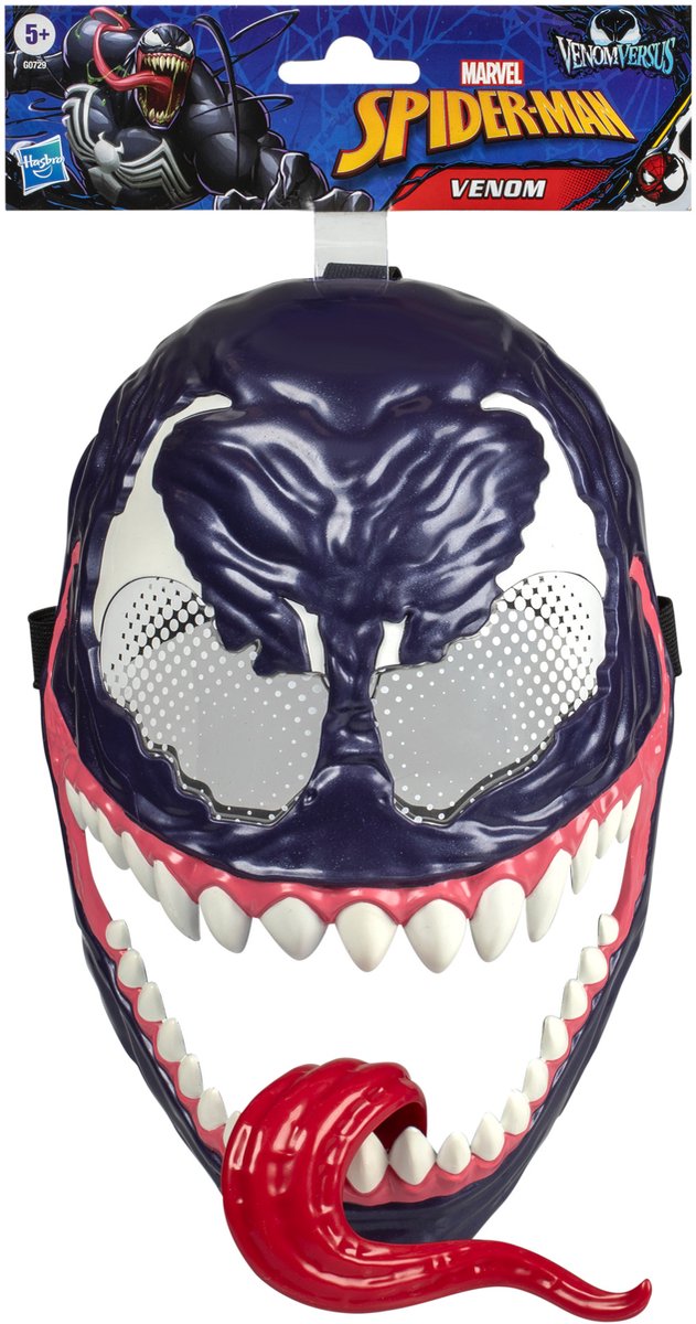 Máscara Hasbro Marvel Spider-Man Venom versus Venom, edad 5+