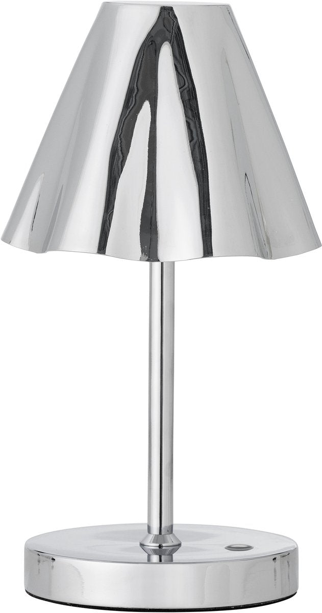 Lampada portatile Bloomingville lianna - ricaricabile - argento - metallo