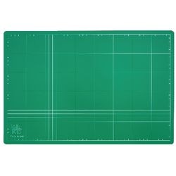Tapete de corte wedo PVC verde 45x30cm
