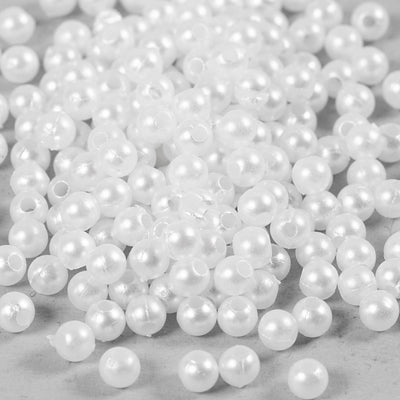Cuentas de cera Creativ company, d 4 mm, medida de agujero 1,5 mm, nácar, 210 piezas 1 caja