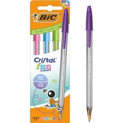 Penna a sfera Bic Cristal Fun gamma colori