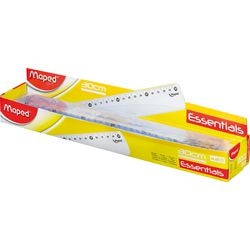 Righello start 146 mappato in plastica 30 cm trasparente