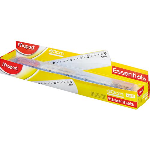 Righello start 146 mappato in plastica 30 cm trasparente