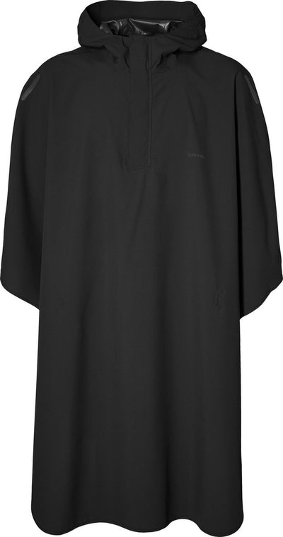 Basil poncho hoga unisex jet black one size
