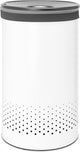 Cesto para la ropa sucia Brabantia - con tapa - 60 l - blanco gris oscuro -