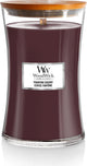 Vela perfumada grande Woodwick Hourglass - cereza fantasma - 130 horas de combustión