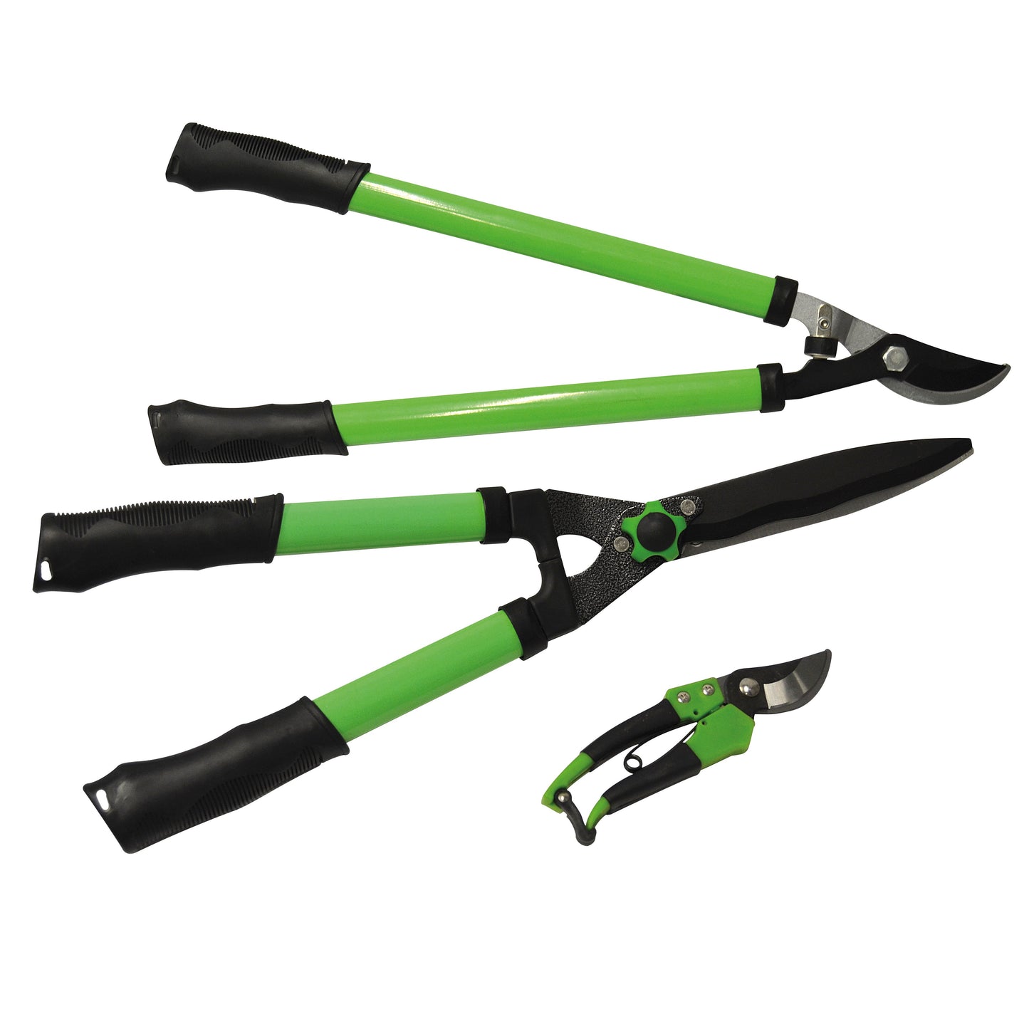 Set di forbici da potatura Brüder Mannesmann in 3 pezzi (hobby) - 63303