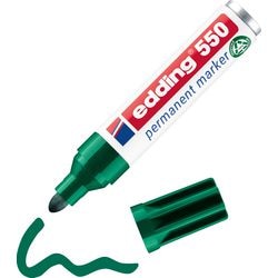 Pennarello indelebile edding 550 3 -4 mm tondo verde
