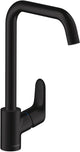Hansgrohe focus m41 - miscelatore da cucina - comando monocomando - 260mm - nero opaco