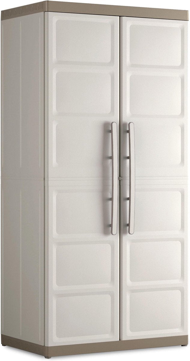 Kis Keter Excellence XL mobile portaoggetti alto - 4 ripiani - 54x89x182 cm - beige tortora