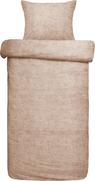 Damai duvet cover ebba - organic cotton - 140x200 220 cm - terra cotta + 1 pillowcase 60x70