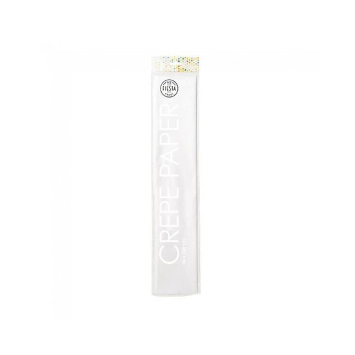Crepepapier 50x250cm wit pak a 12 rol
