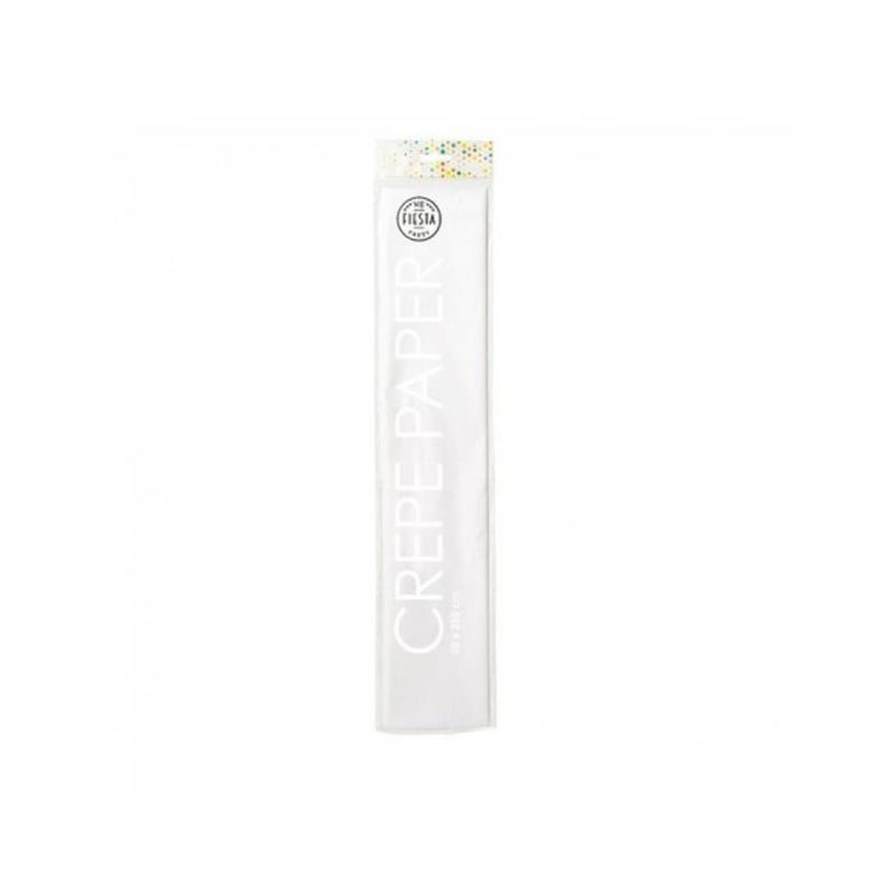 Crepepapier 50x250cm wit pak a 12 rol