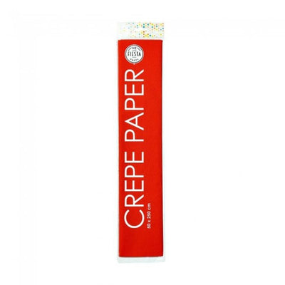 Globos crepe paper 50x250 red pack of 12 rolls