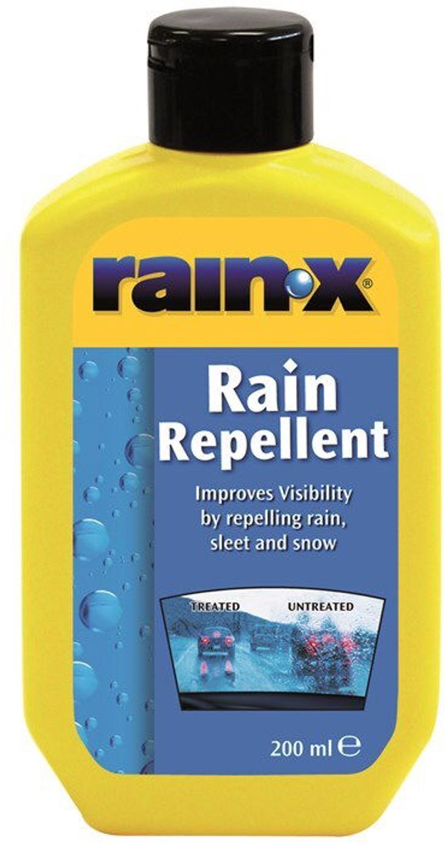 Rain-x regenafstotende ruitbehandeling 200ml – langdurig effect – voor alle voertuigen – eenvoudig aanbrengen