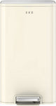 Eko - marina pedal bin 30 liters - stainless steel plastic - cream white - waste bin