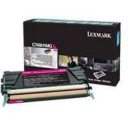 Cartucho de tóner lexmark c748h1mg magenta