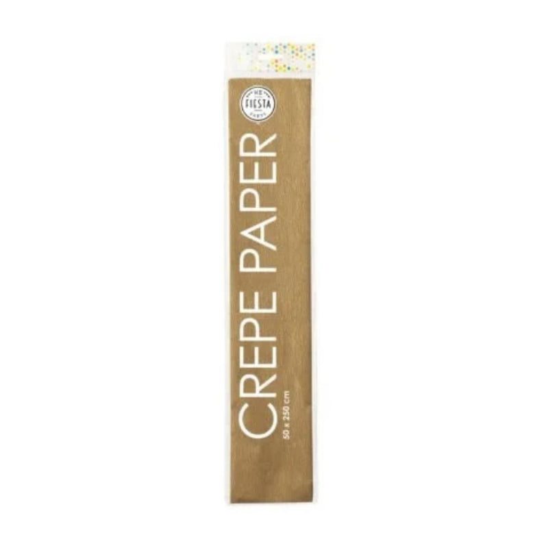 Globos Crepe Papier Gold, 50x250cm