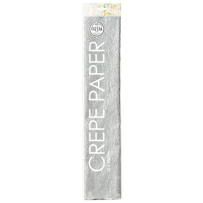 Globos Crepe Paper Silver, 50x250cm