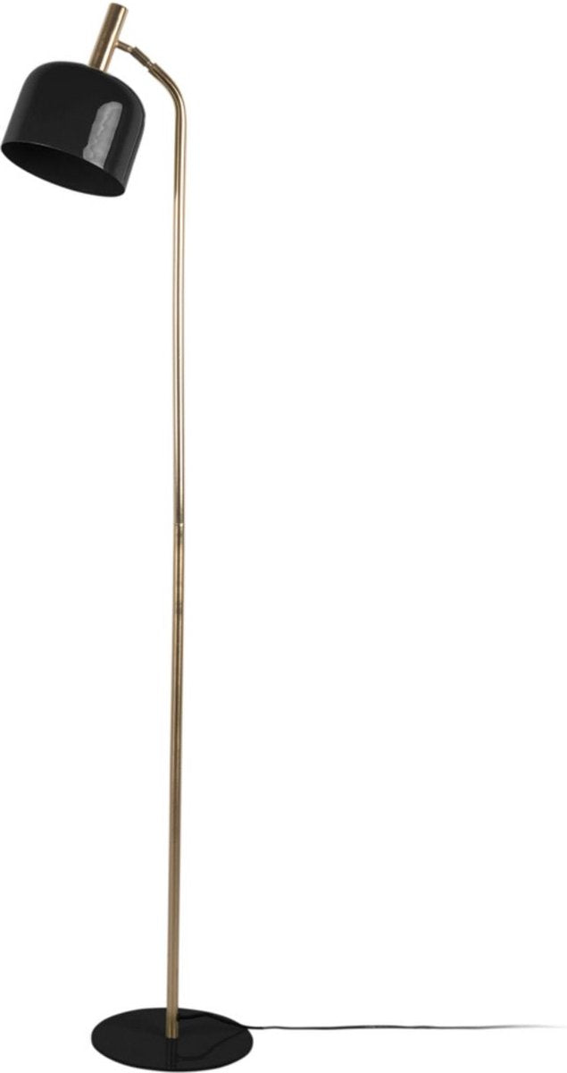 Leitmotiv lámpara de pie smart - negro - 26x26x164cm - moderna - lámparas de pie para salón - dormitorio