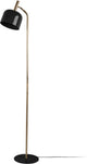 Leitmotiv lámpara de pie smart - negro - 26x26x164cm - moderna - lámparas de pie para salón - dormitorio